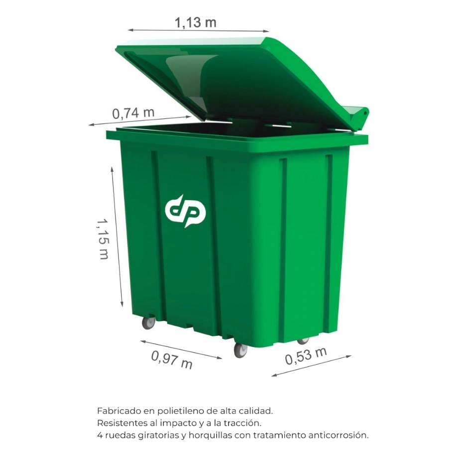 Plastichaco - Basurero BASURERO DP - Imagen 1
